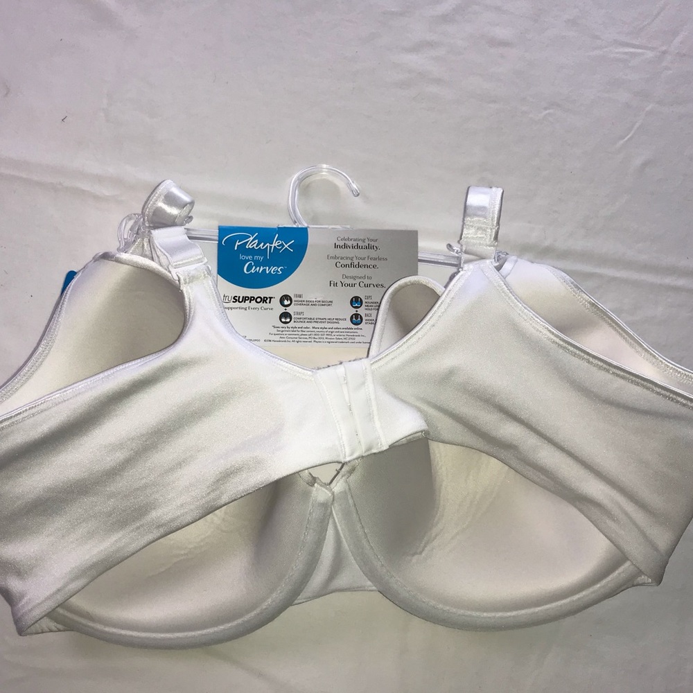 Playtex Love My Curves White Bra - Picture 4 of 7